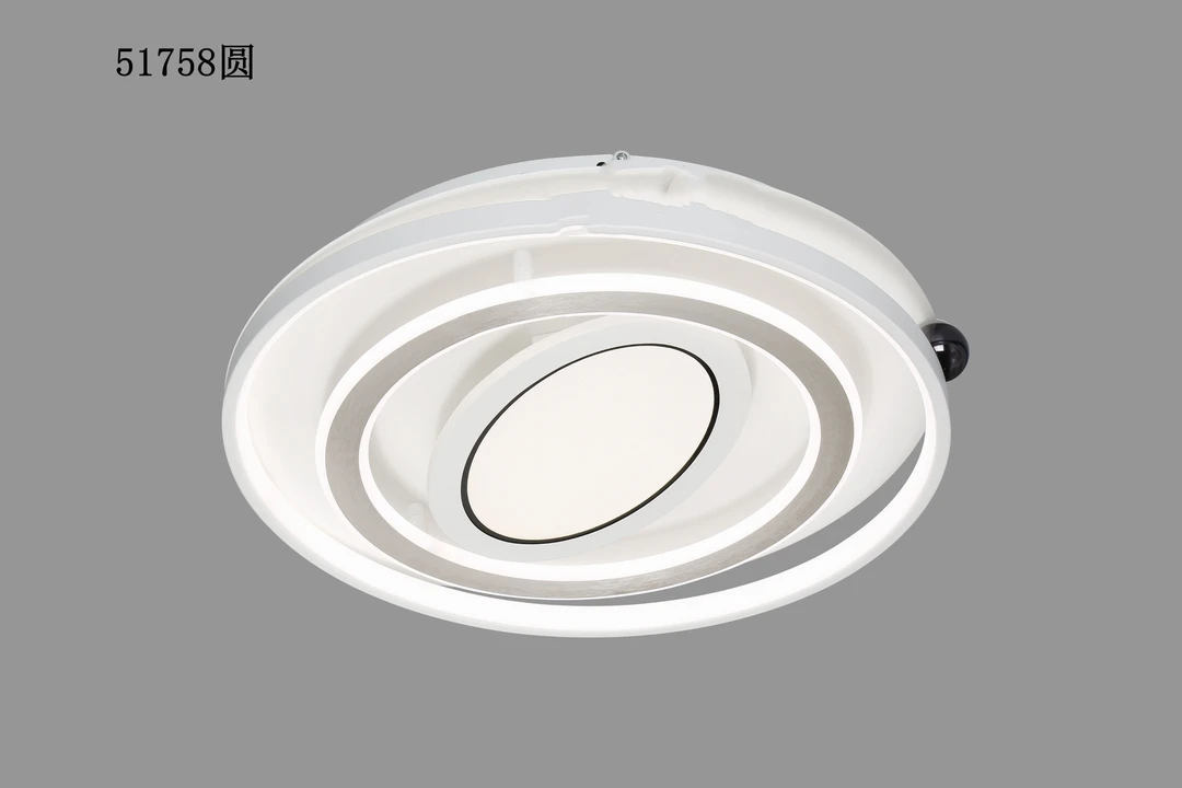 2024年家用新款超亮圆形卧室简约大气个性书房灯具