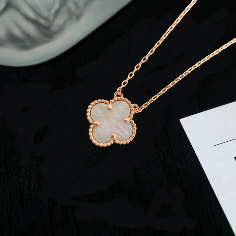 铜合金贝壳项链  四叶草轻奢精美时尚百搭-SYCxl