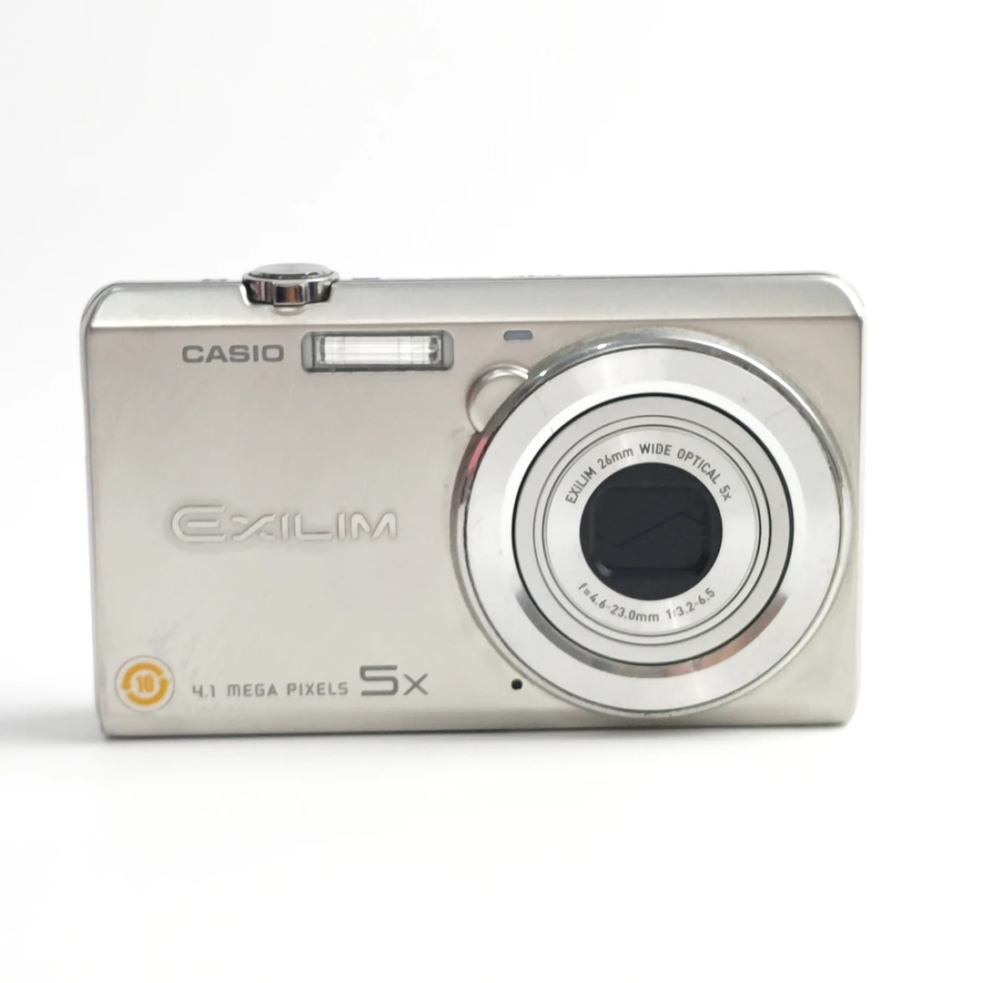 95新 Casio/卡西欧 zs10银色1410万像素5倍变焦ccd数码相机
