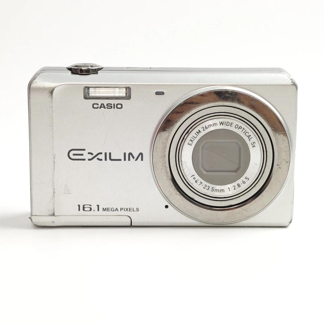 95新 Casio/卡西欧 zs6银色1610万像素5倍变焦ccd数码相机