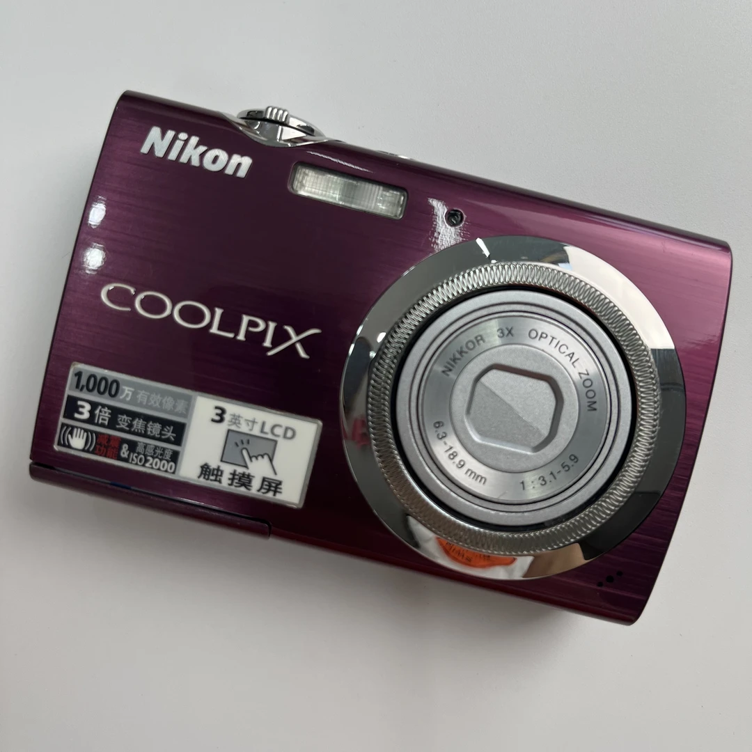95新 Nikon/尼康 s230触屏一千万像素3倍变焦ccd数码相机