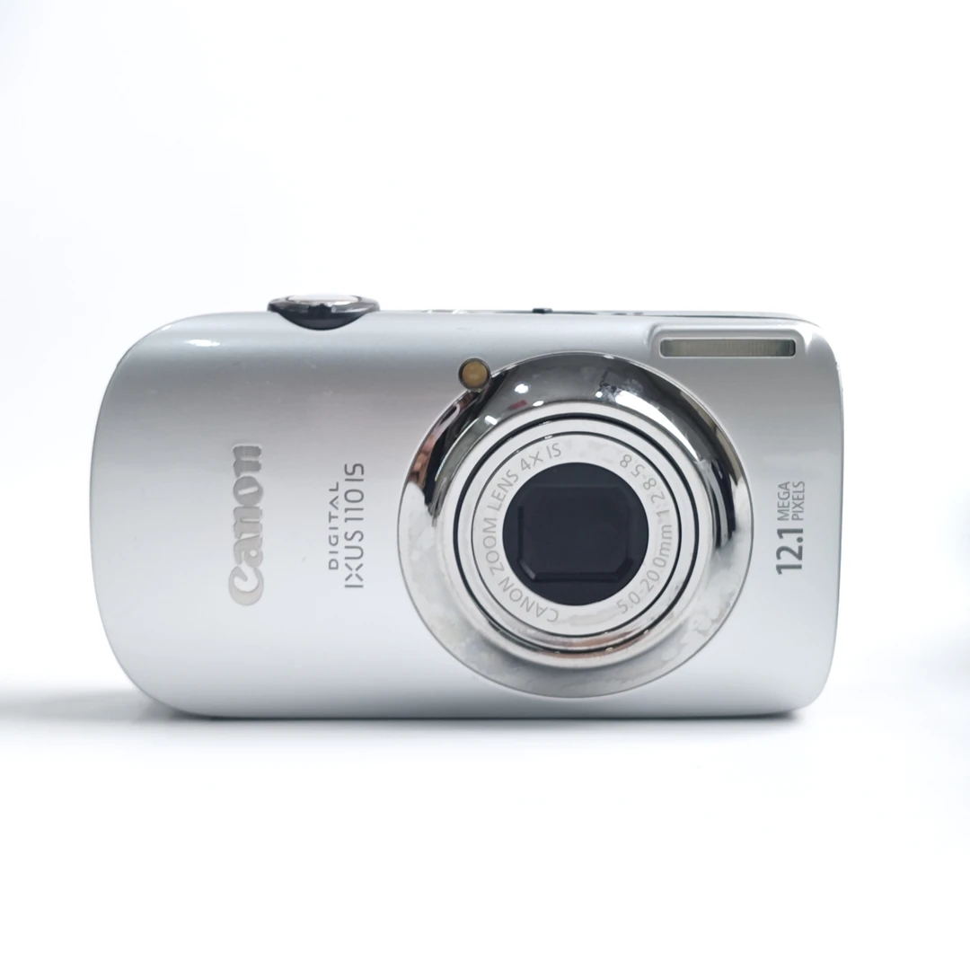 95新 Canon/佳能 ixus110银色1210万像素4倍变焦ccd数码相机