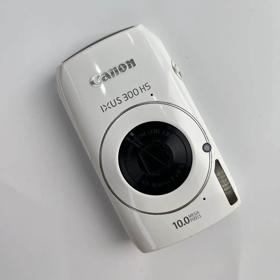 95新 Canon/佳能 ixus300白色一千万像素3.8倍变焦ccd数码相机