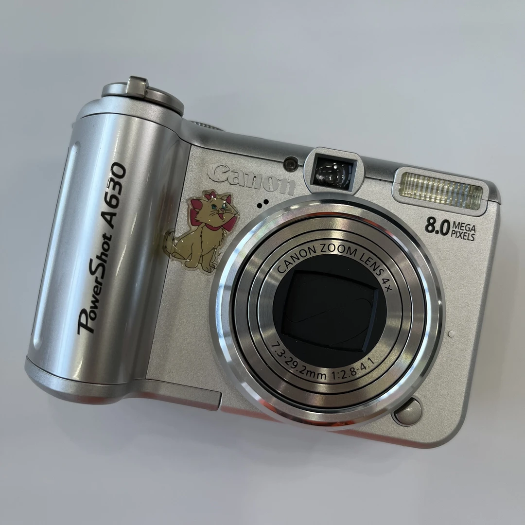 95新 Canon/佳能 a630翻转屏800万像素3倍变焦ccd电池自备