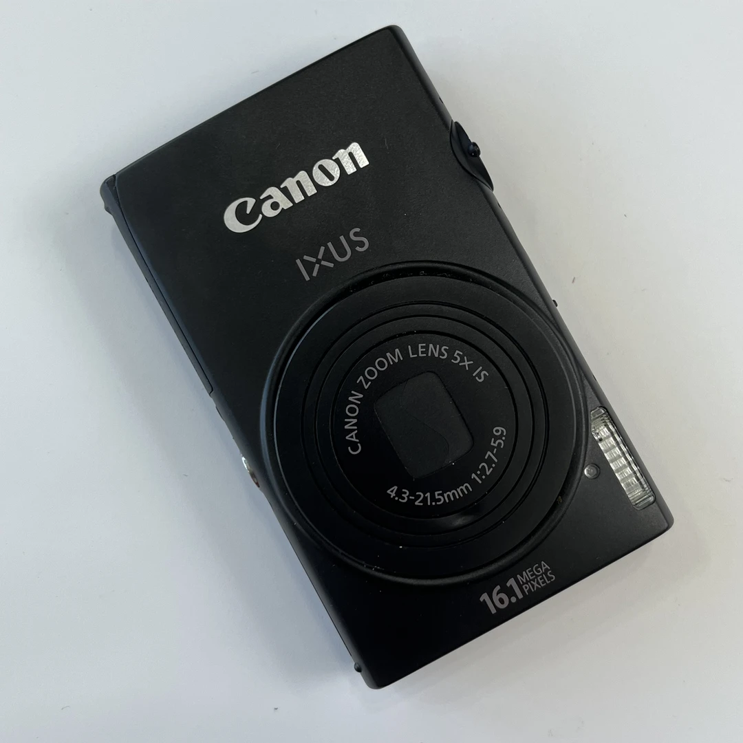 95新 Canon/佳能 ixus125黑色1600万像素5倍变焦ccd数码相机