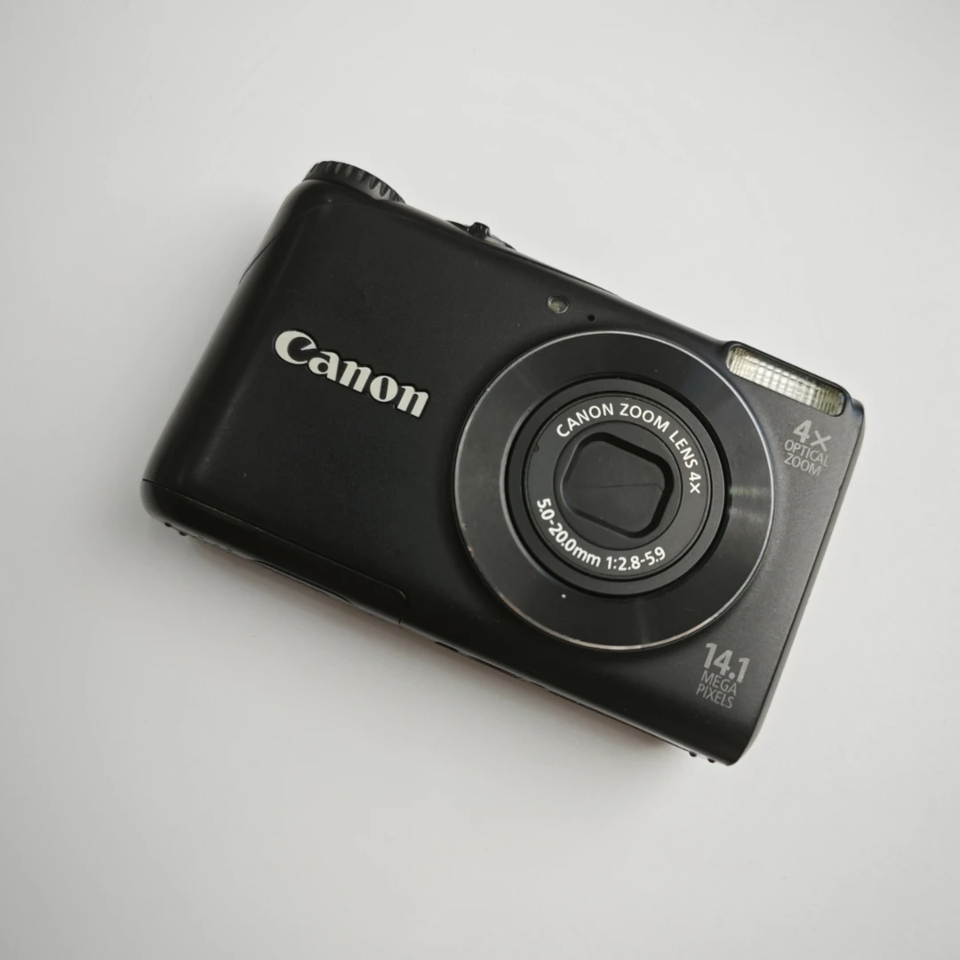 95新 Canon/佳能 a2200黑色1410万像素4倍变焦ccd数码相机
