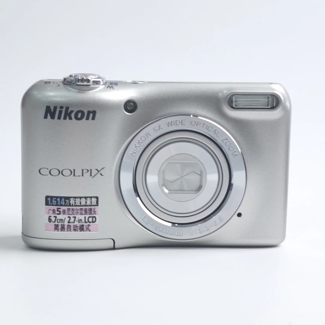 99新 Nikon/尼康 L27原盒柔肤款1600万像素5倍变焦电池自备