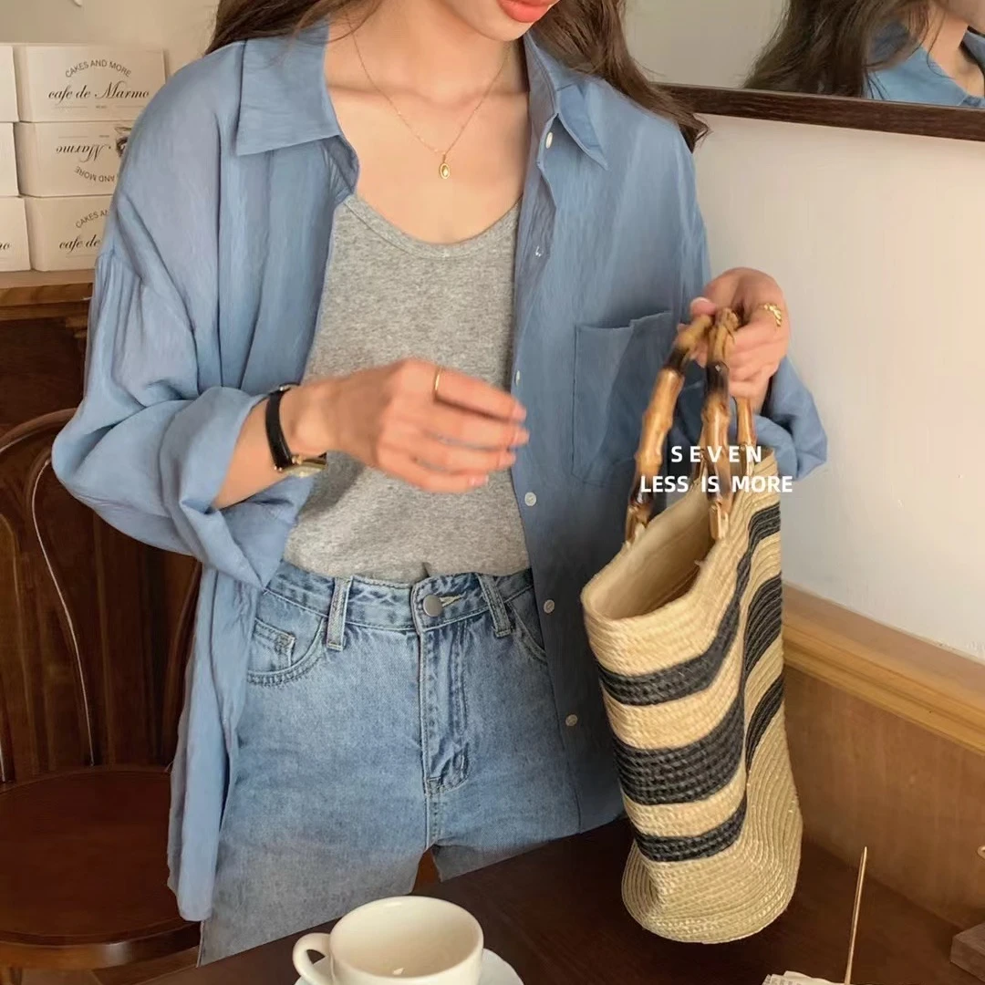 【501-600】香香家初见女装夏季气质设计感女装宽松韩版