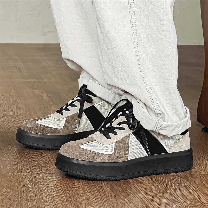 小众百搭厚底熊猫德训鞋女秋冬潮流透气韩版复古运动休闲板鞋潮鞋