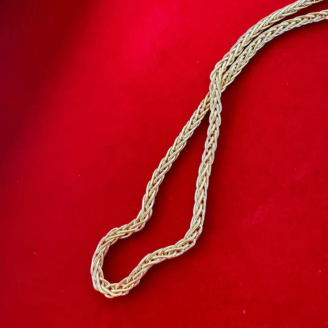 坠链均足银 肖邦链0009 时尚百搭手工