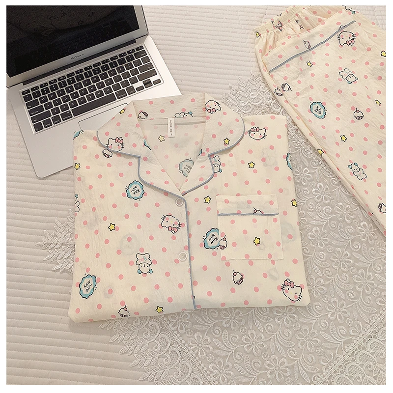 SIPIN/司品新款300斤秋季开衫大码睡衣女加肥加大长袖宽松家居服