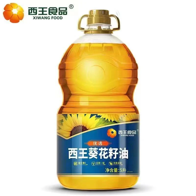 西王优选葵花籽油5L家用桶装一级压榨充氮保鲜