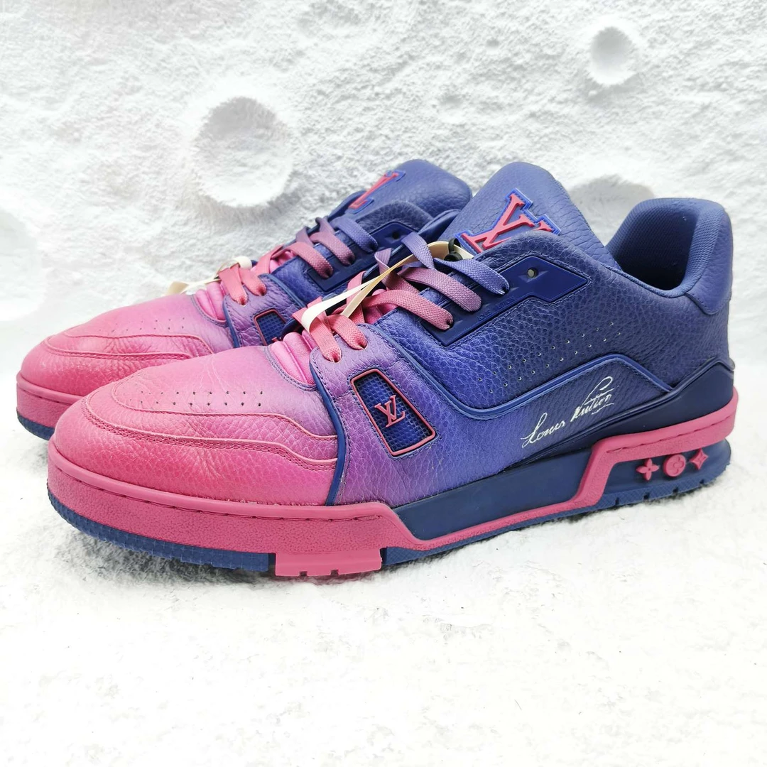 路易威登/Louis Vuitton/8码/42码/粉紫渐变trainer/成色自定义
