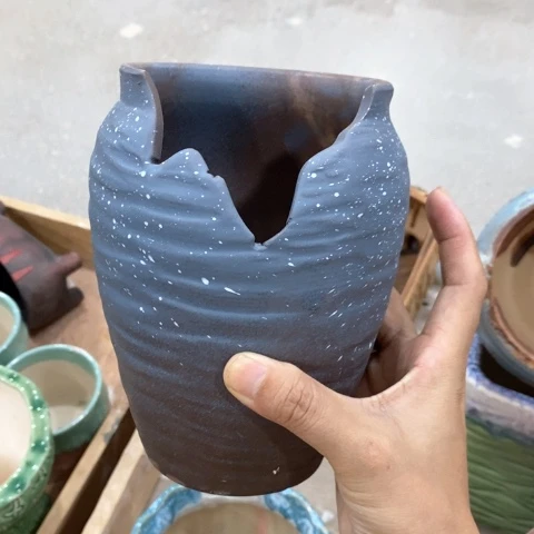 陶瓷20CM以下D302蓝