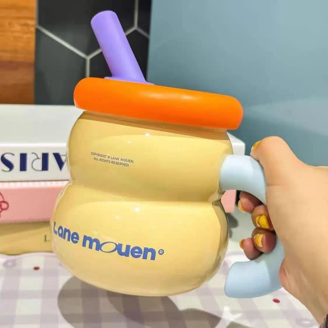 览萌葫芦保温杯大容量高颜值保温杯学生办公室泡茶杯720ml