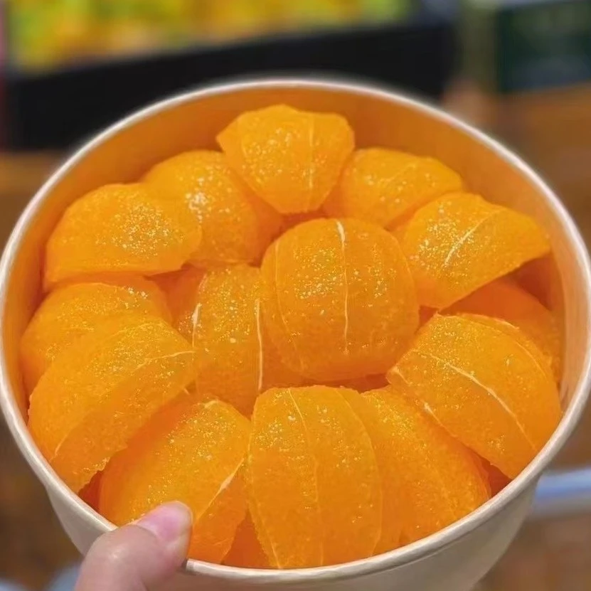 进口橙子果切1盒约200g(橙子味特别浓)