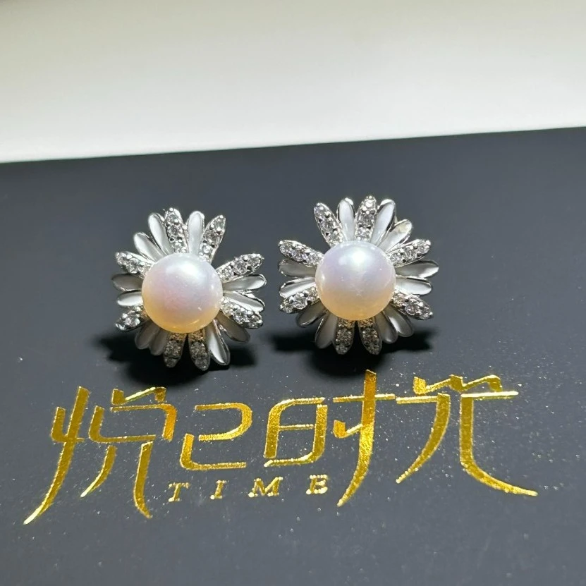 合金耳饰 时尚简约 小雏菊耳钉