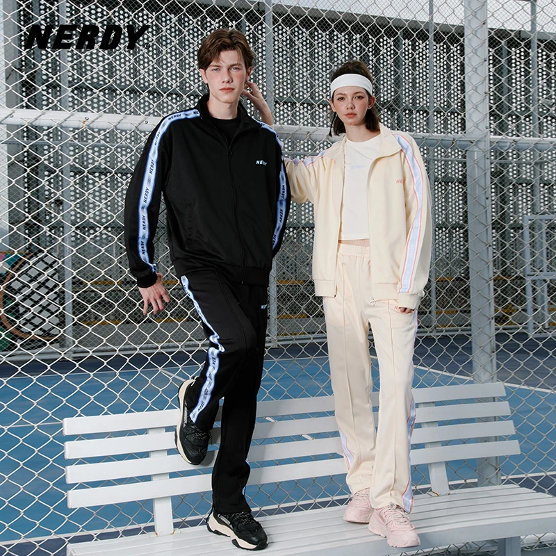 NERDY时尚串标套装上档次女款2023新款爆款外套运动服开衫休闲