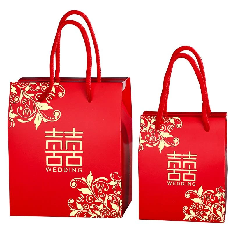 婚礼喜糖盒结婚礼盒装糖盒手提式糖果纸盒婚庆小礼盒包装盒空盒子