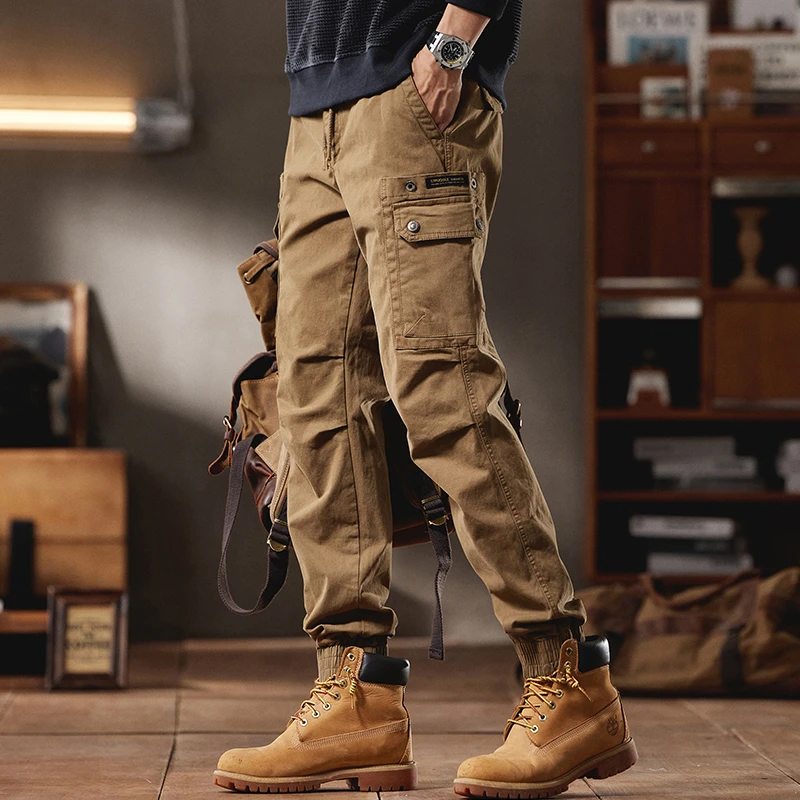 潮掌柜时尚工装裤多色潮流厚薄可选裤子男款休闲舒适户外潮流长裤