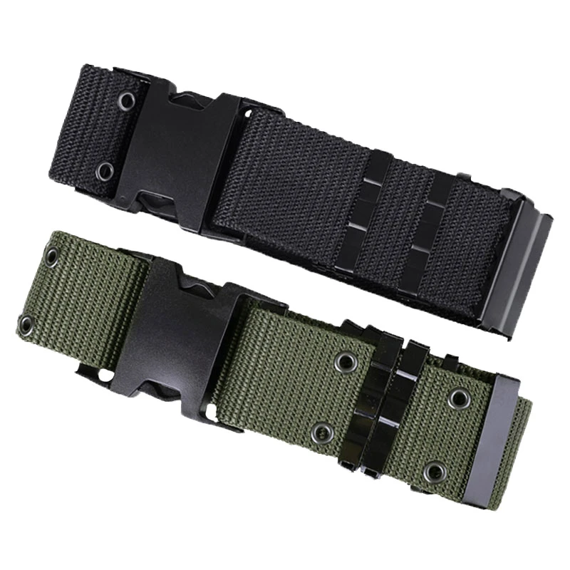 安保外腰带尼龙防刮耐磨战术外腰带【是系在衣服外面的腰带】黑色