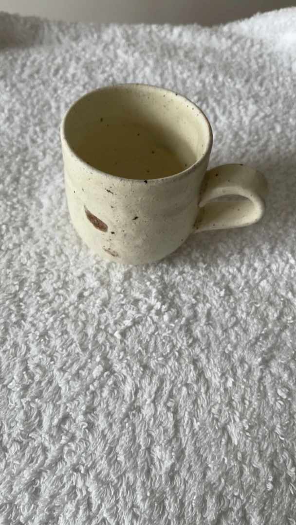 松本良夫粉引马克杯