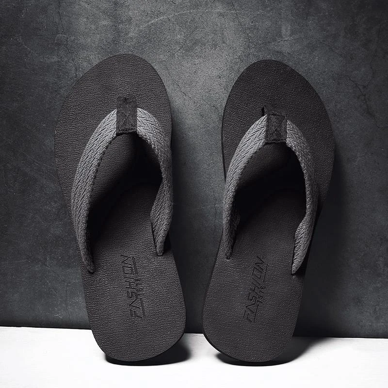 日本代购GP人字拖男士布带夏潮流百搭时尚外穿防滑沙滩软底夹脚