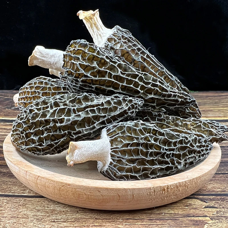 头茬黑货羊肚菌 个大味美 80克罐装 包邮均匀香味足滋补炖汤佳品