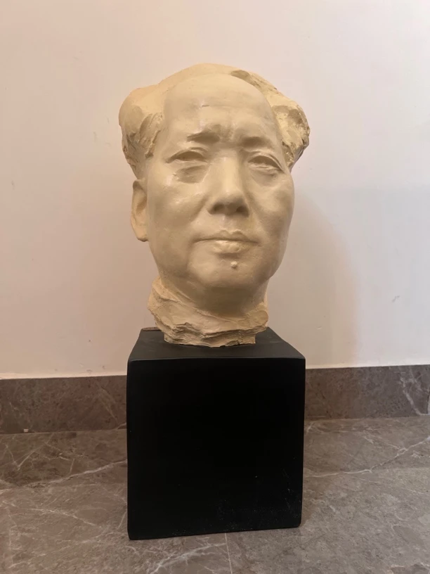 毛主席塑像53公分李象作