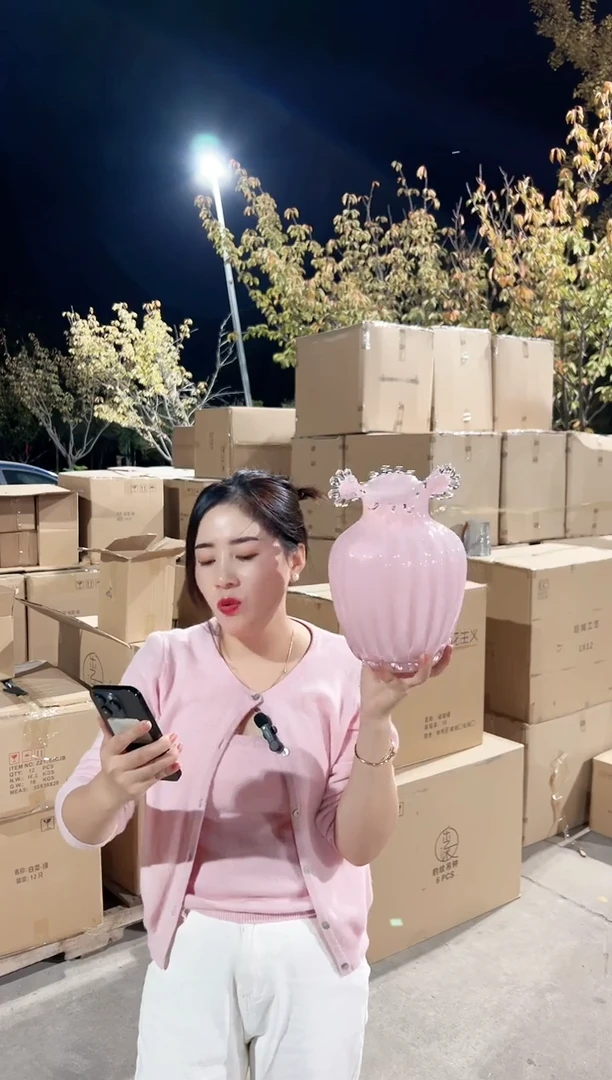 【闪购商品】L-粉色波浪花