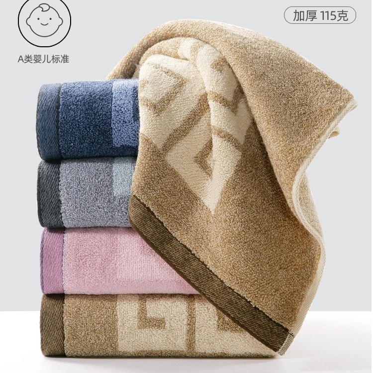 KING SHORE/金号毛巾纯棉全棉加厚加大面巾情侣高端洗脸巾提缎花