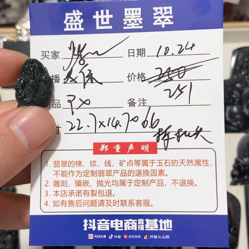 【闪购商品】翡翠颈饰未镶嵌烤****）