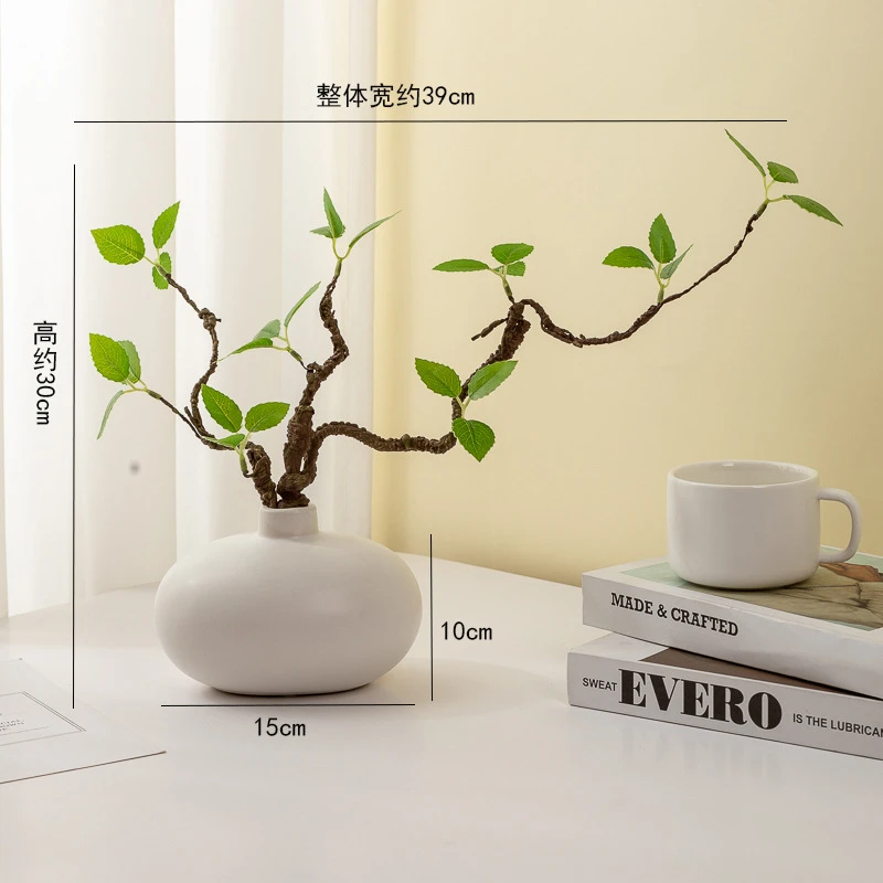 仿真绿芽清新绿植假植物客厅室内插花摆件酒店餐桌装饰摆放仿真花