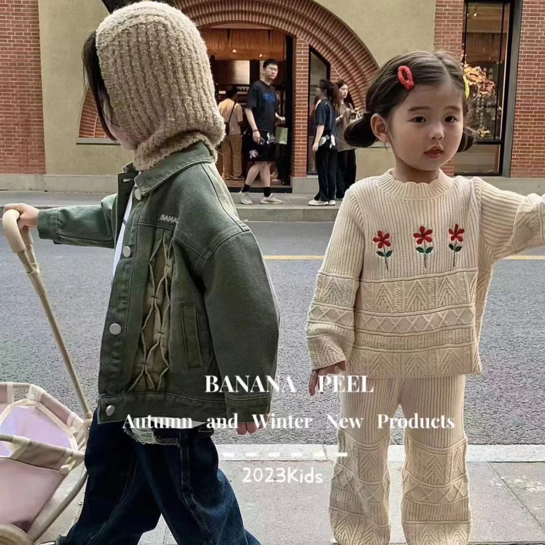 (no退no换,默认微瑕)精选高品质秋款儿童外出服秋季牛仔韩版时尚