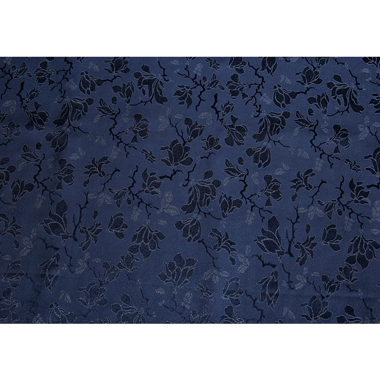 真丝宽幅提花桑蚕丝面料连衣裙旗袍高档柔软女装布料剪下不退不换