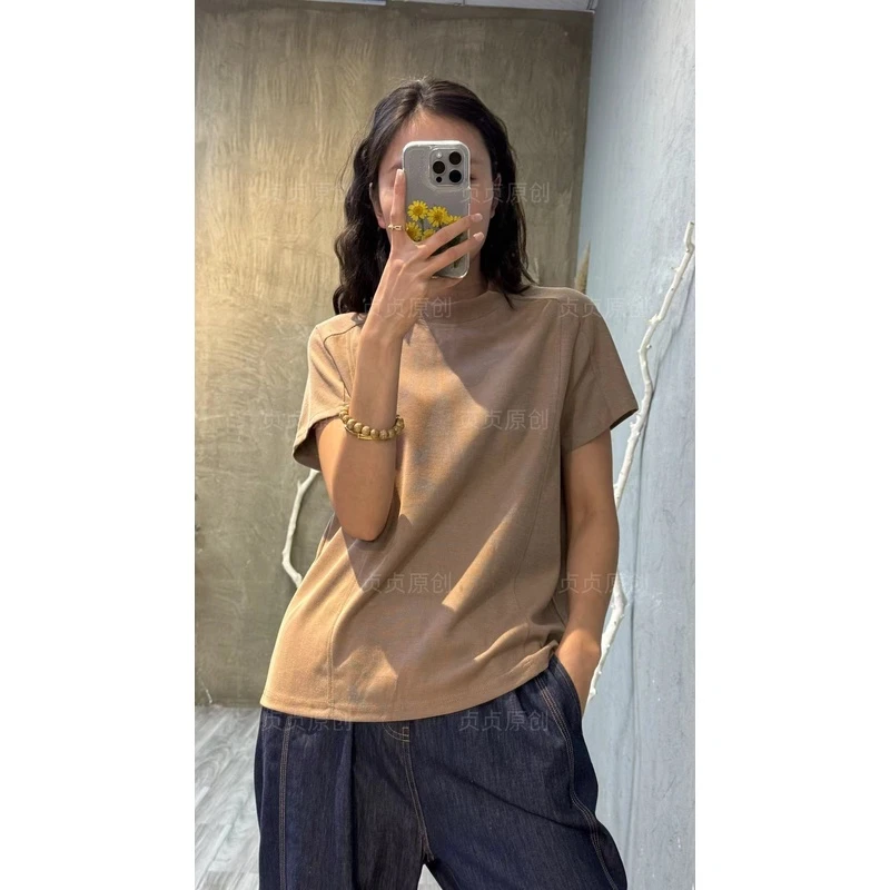 DengZhenZhen/邓贞贞24032-气质短袖T恤
