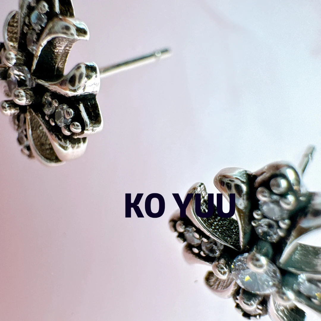 铜合金锆石耳饰 【雨桐高奢】耳环KY00358