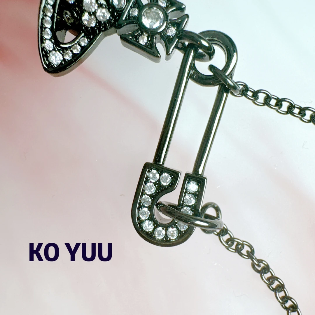 铜合金锆石项链 【雨桐高奢】项链KY00391