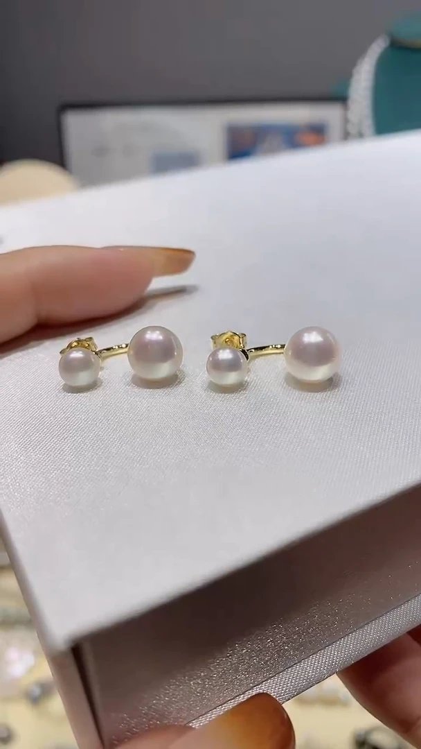 【闪购商品】淡水珍珠耳饰未镶嵌轻奢小耳钉