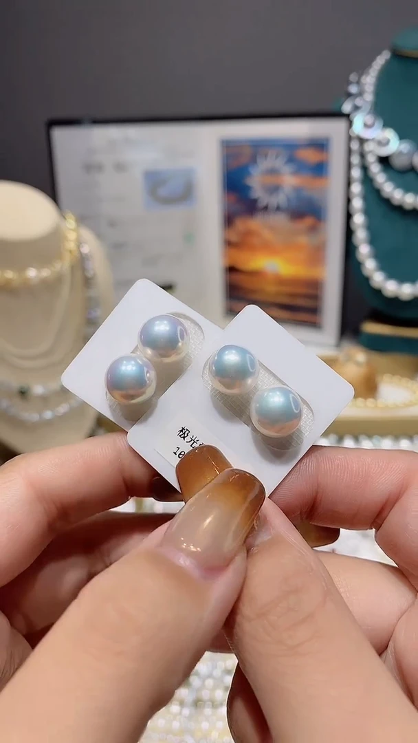 【闪购商品】淡水珍珠耳饰未镶嵌级光 耳钉