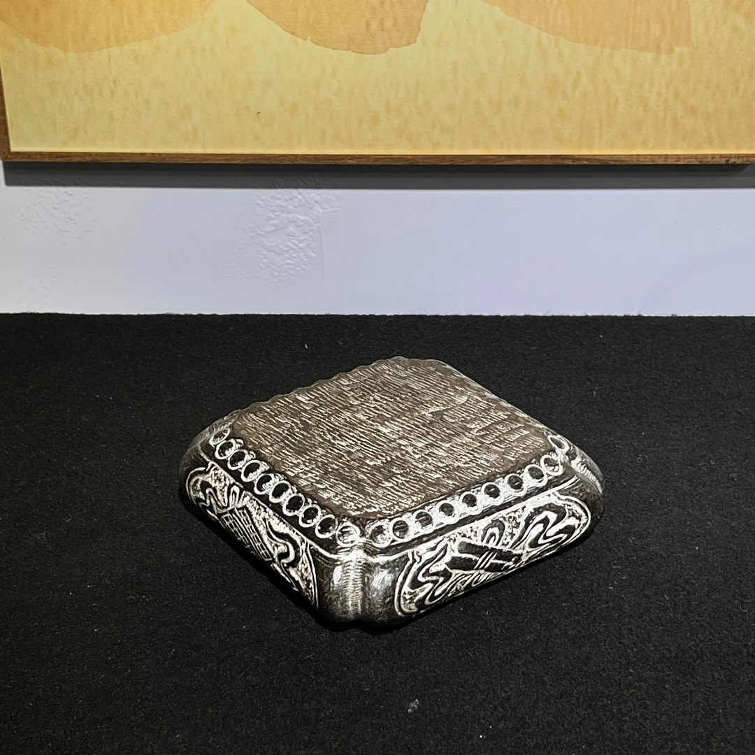 方形琴棋书画石鼓茶室办公客厅桌面造景隔热装饰家居摆件