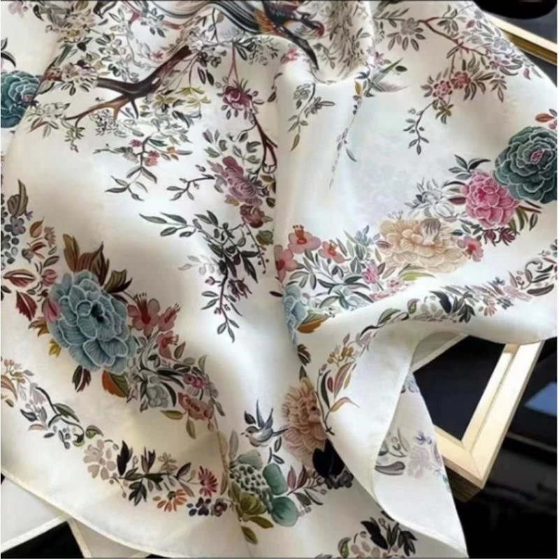 1-132 丽景段90X180左右丝巾长巾