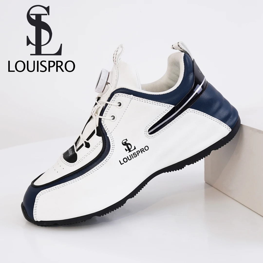 【LOUISPRO品牌】法式免系带 科技纽扣男士一脚蹬轻奢百搭休闲鞋