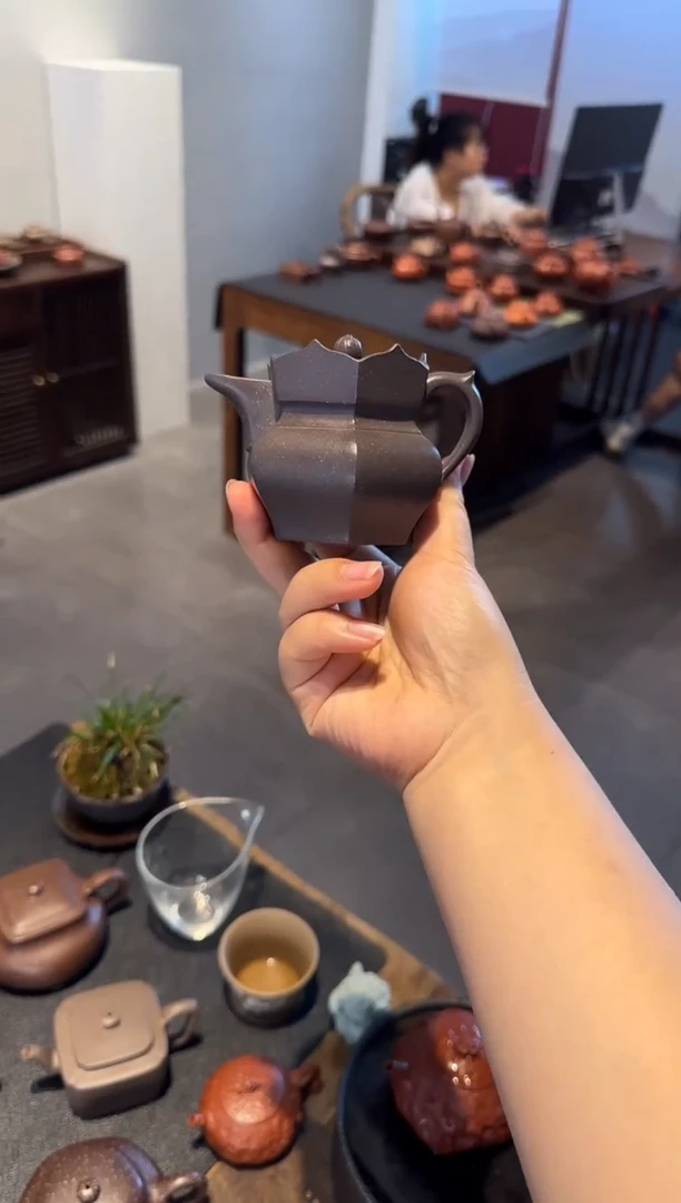 【闪购商品】紫砂茶壶天青小僧帽