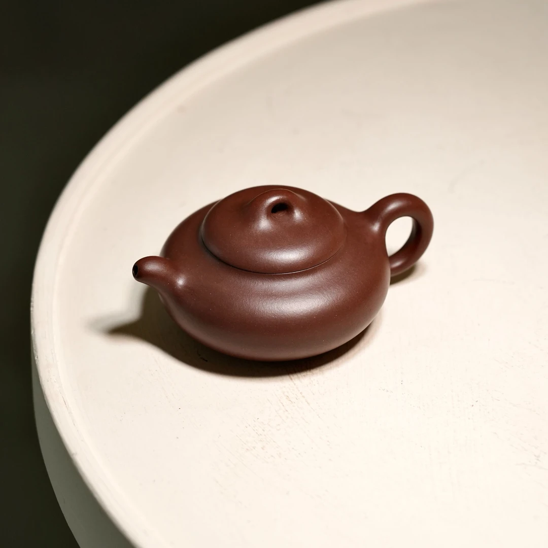 江智慧 扁圆 紫泥 高端茶器 朱勤勇弟子