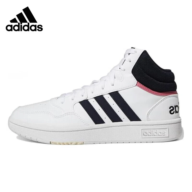 Adidas阿迪达斯女鞋秋冬季皮质户外轻便耐磨中帮运动鞋百搭休闲鞋