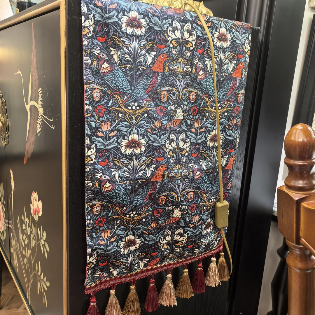 赤橙冰蓝|原创复古经典桌旗180/220