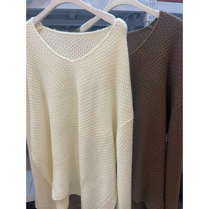 flowown叶子【设计师订单重工气质简约时尚毛衣】3012