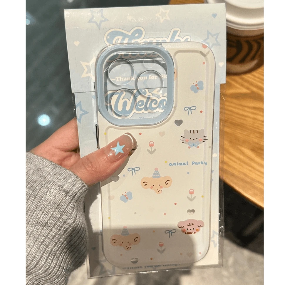 郁金香小动物适用苹果15promax手机壳iPhone13/14MAX软12/11全包X