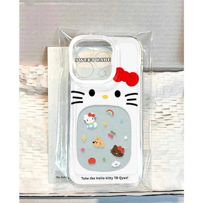 爆款大嘴KT猫适用苹果15promax/14/13华为手机壳vivo小米oppo荣耀